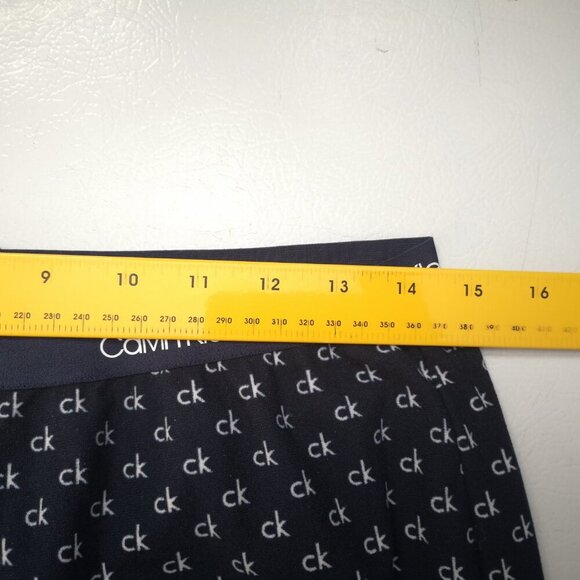 Calvin Klein Ladies Size Medium Navy W/ White Straight Legs Lounge Pants - Picture 4 of 6